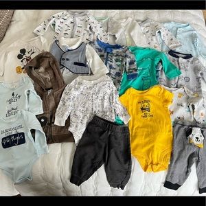 Baby boys clothes bundle 3-6 mo